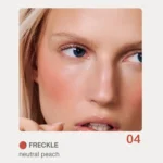 رژگونه استیکی طرح رود - تست روی صورت